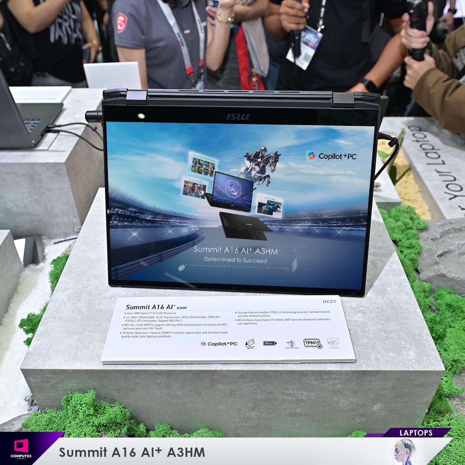 MSI Summit A16 AI+: Laptop Convertible 16 Inci yang Bisa Jadi Tablet Windows Serba Bisa