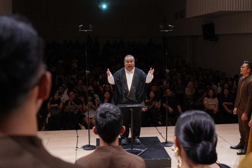 Siap Berkompetisi di Jepang, Dux Stella Voce Tampil Memukau dalam Konser Pra-Kompetisi Naksatra Yatra