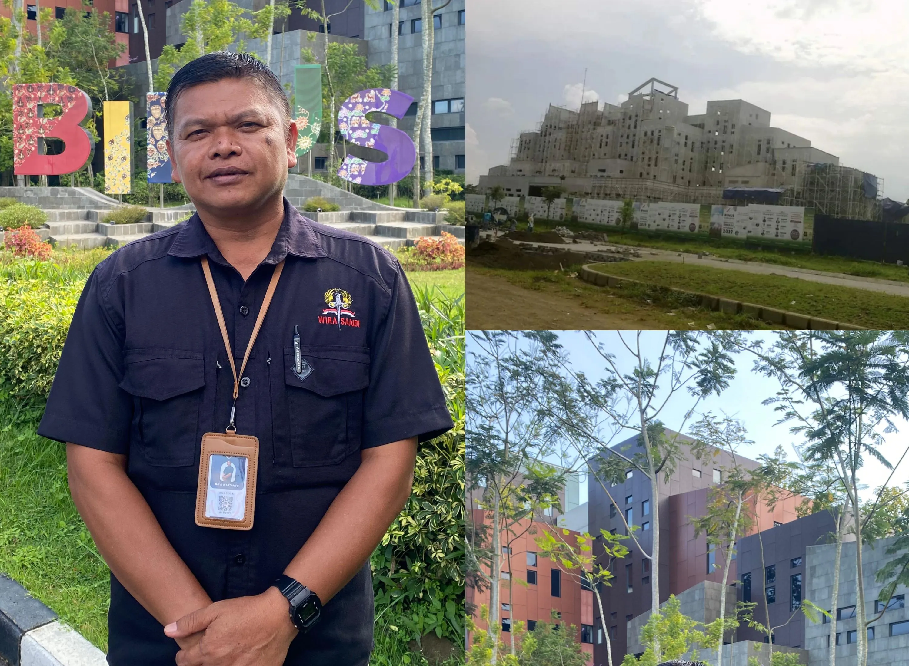 Dedikasi Pak Novi: Sepuluh Tahun Menjaga Gerbang BINUS Malang, Saksi Evolusi Kampus Selama Satu Dekade