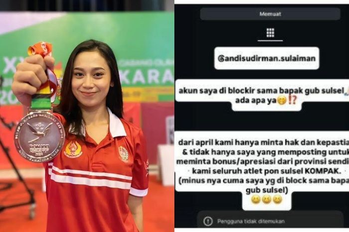 Protes Bonus PON Belum Cair, Atlet Karate Sulsel Ngaku Diblokir Gubernur di Instagram