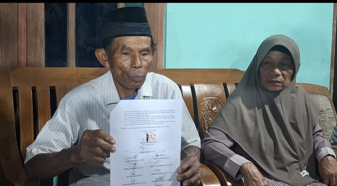 Mbah Tupon Lansia Buta Huruf digugat Rp 500 Juta di PN Bantul: Kulo Kaget, Mugi Sertifikate Wangsul
