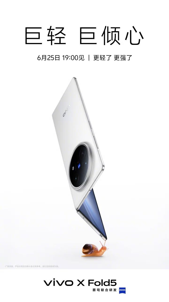 Vivo X Fold 5 Resmi Diumumkan! Lebih Ringan, Lebih Tangguh, dan Lebih Canggih