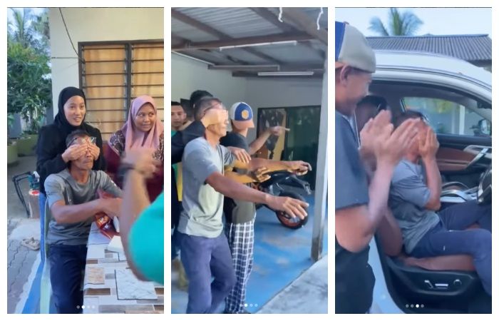 Viral! Momen Haru 11 Anak Kompak Banget Hadiahi Ayah Tercinta Sebuah Mobil dari Hasil Patungan