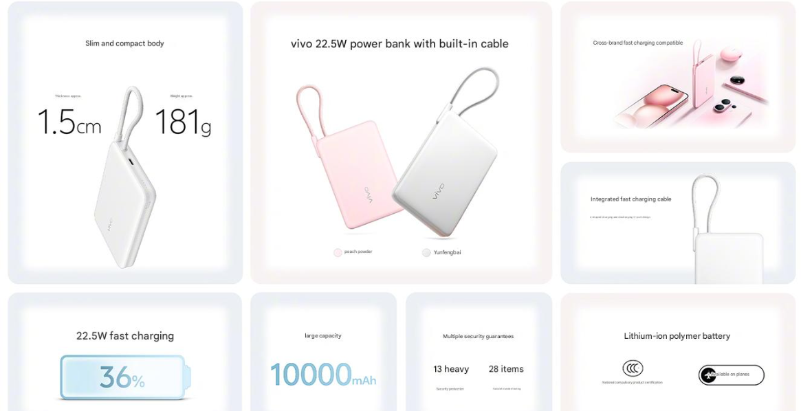 Power Bank Tipis Vivo Cuma Rp200 Ribuan, Sudah Fast Charging dan Ada Kabel Bawaan!