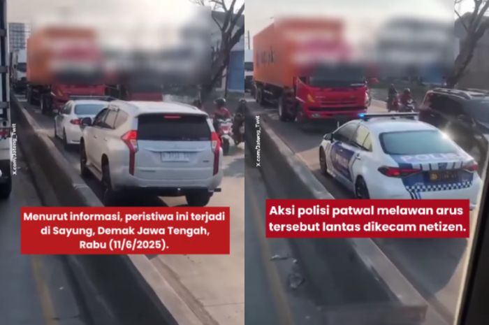 Viral Polisi Lawan Arah saat Lakukan Pengawalan di Demak, Ini Tanggapan Kakorlantas!
