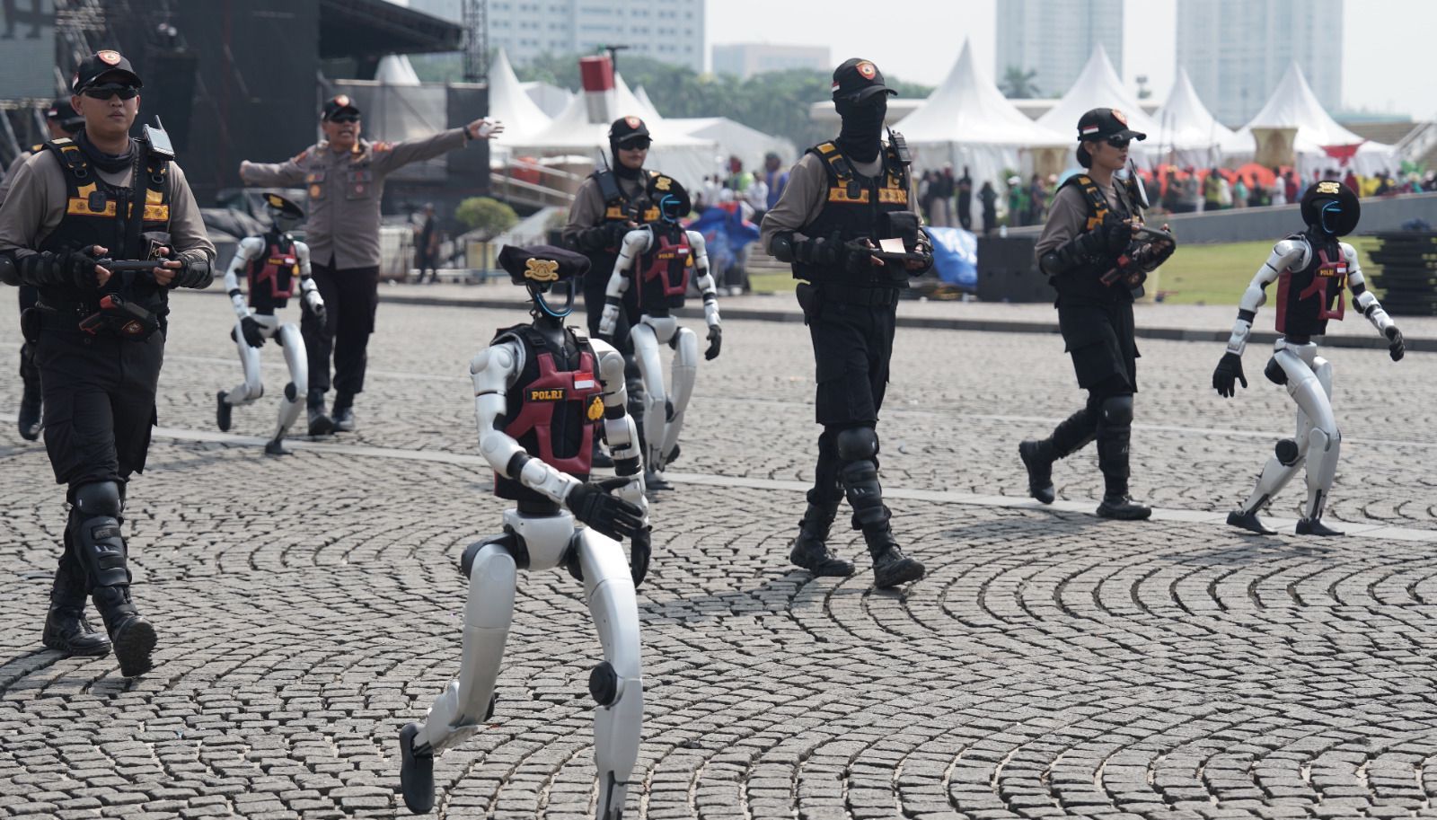 Puluhan Robot Polisi Super Canggih Siap Dipamerkan di Puncak Hari Bhayangkara Ke-79 Polri, Ini Fungsinya!