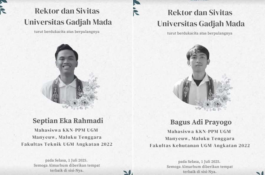 Kronologi 2 Mahasiswa KKN UGM Meninggal Dunia karena Longboat Terbalik di Perairan Maluku Tenggara