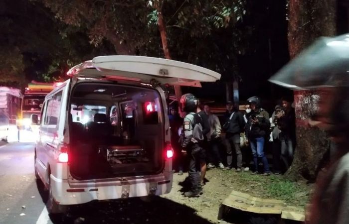 Tabrakan Maut Di Cianjur, Satu Orang Tewas!