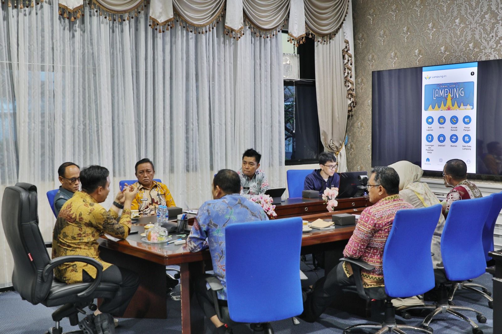 Aplikasi Lampung In Pusat Layanan Digital di Provinsi Lampung Terus Disempurnakan