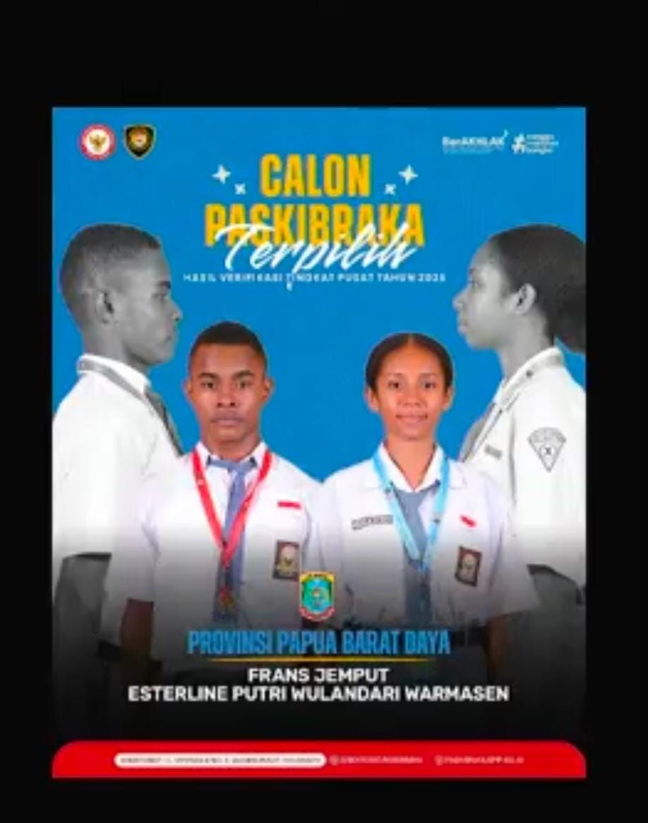 Esterline Warmasen Putri Papua Lolos Paskibraka Tingkat Nasional