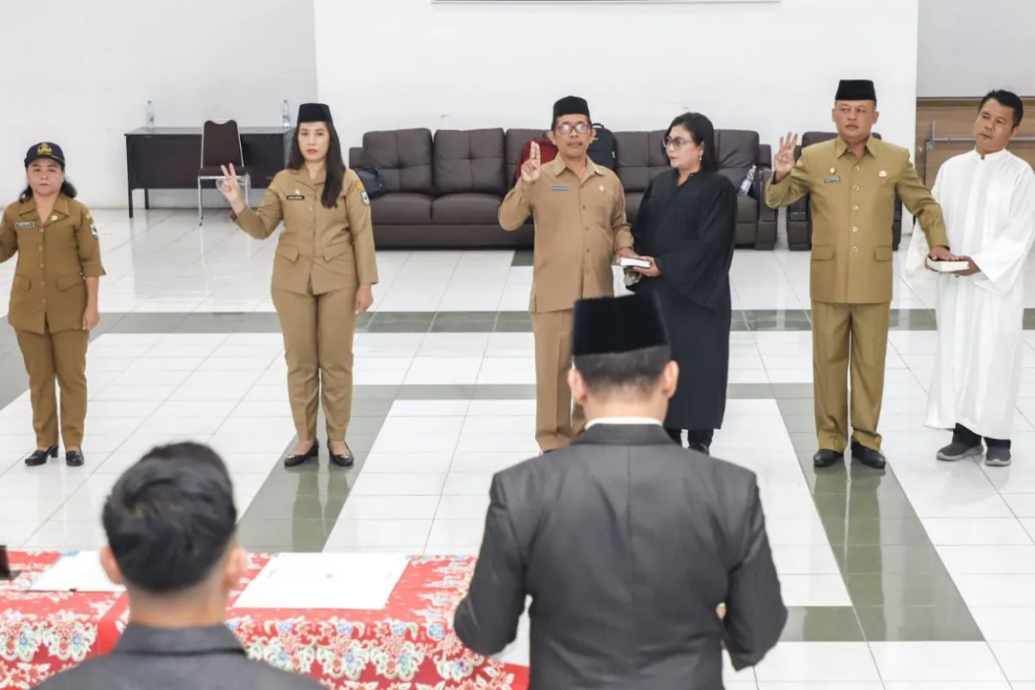 Empat Pejabat Baru Dilantik di Pematangsiantar, Harapan Pelayanan Makin Baik