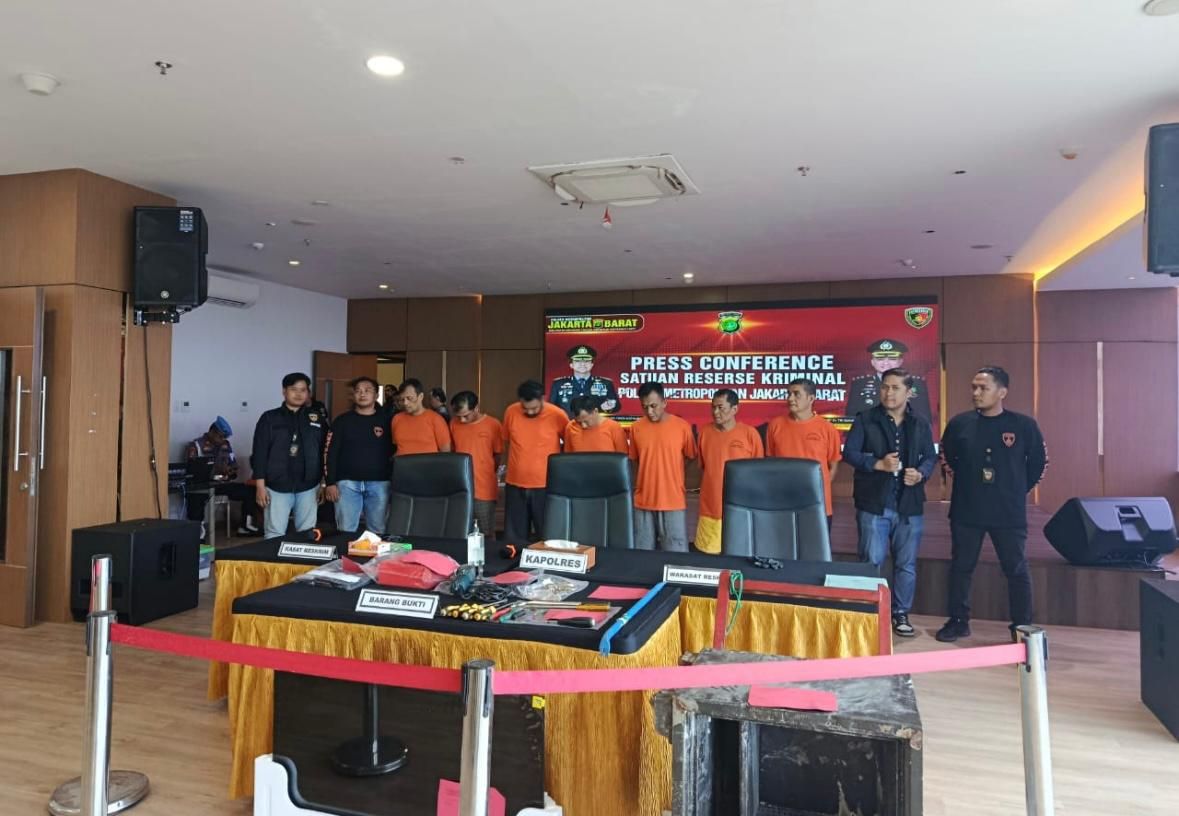 Duh! Sindikat Perampok AKAP Ditangkap Usai Satroni 2 Rumah Mewah di Jakbar