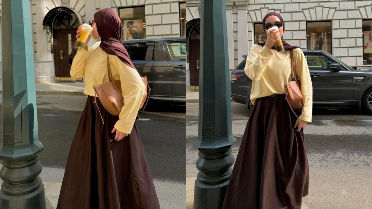 5 Ide Warna Baju yang Cocok untuk Hijab Mahogany agar Tampil Elegan