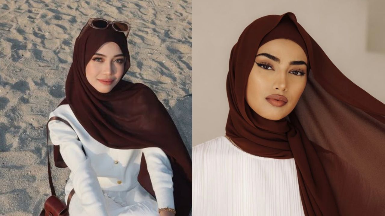 5 Ide Warna Baju yang Cocok untuk Hijab Mahogany agar Tampil Elegan