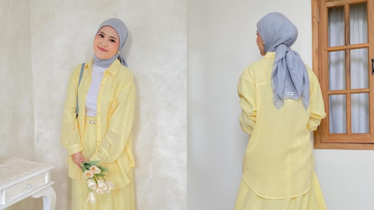 5 Warna Hijab yang Pas untuk OOTD dengan Baju Kuning Terang