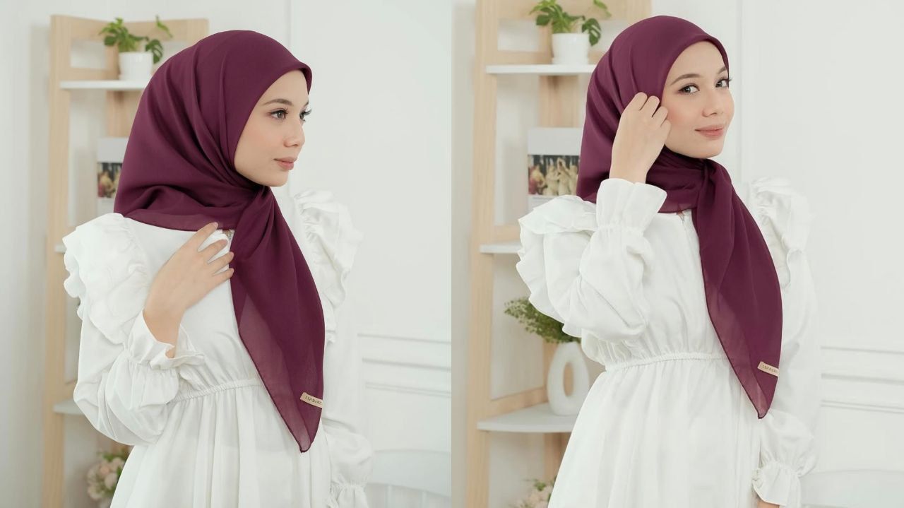 5 Warna Baju yang Cocok Dipadukan dengan Hijab Burgundy