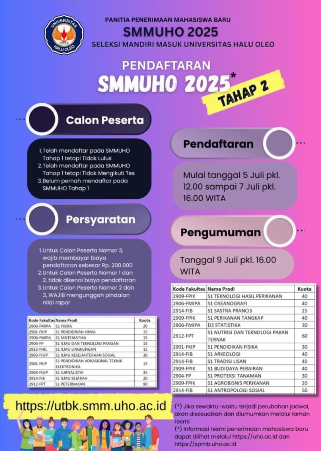 Masih Ada Kesempatan! UHO Buka Pendaftaran Jalur Mandiri Gelombang 2