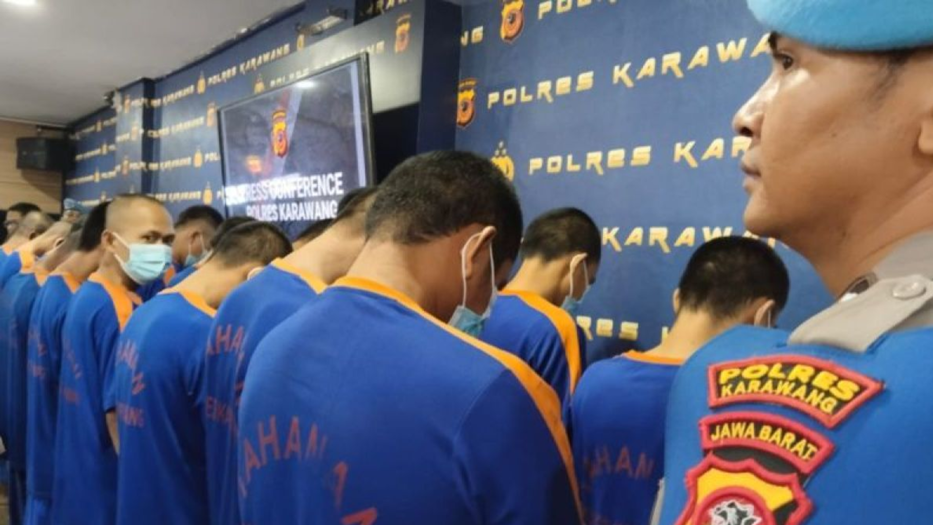 Polres Karawang Tangkap 37 Tersangka dari 25 Kasus Narkoba Selama Mei–Juni 2025