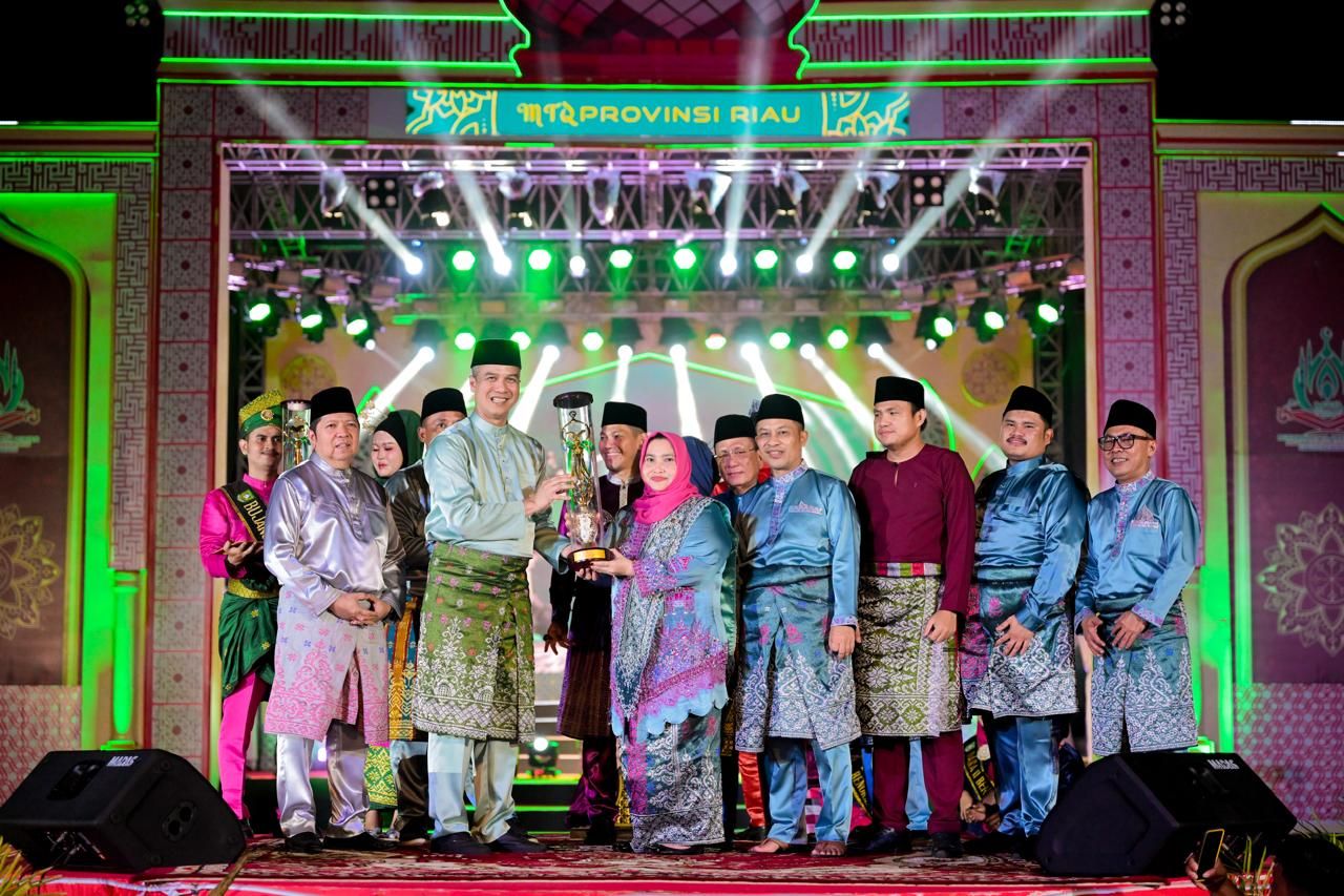 Bengkalis Juara Umum MTQ Riau, Tumbangkan Pekanbaru Sang Juara Bertahan