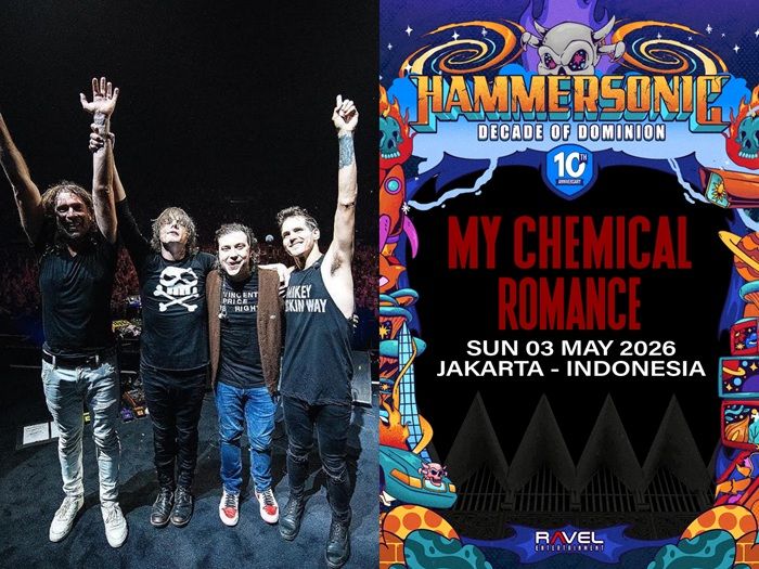 My Chemical Romance Jadi Headliner Utama Hammersonic 2026, Catat Tanggal dan Info Tiket!