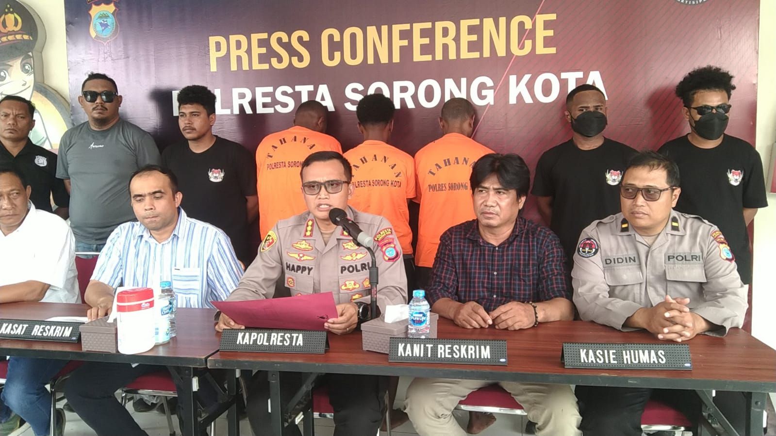 Polresta Sorong Kota Tangkap 3 Pelaku Rudapaksa dan Pembunuhan Lansia, 1 Masih Buron