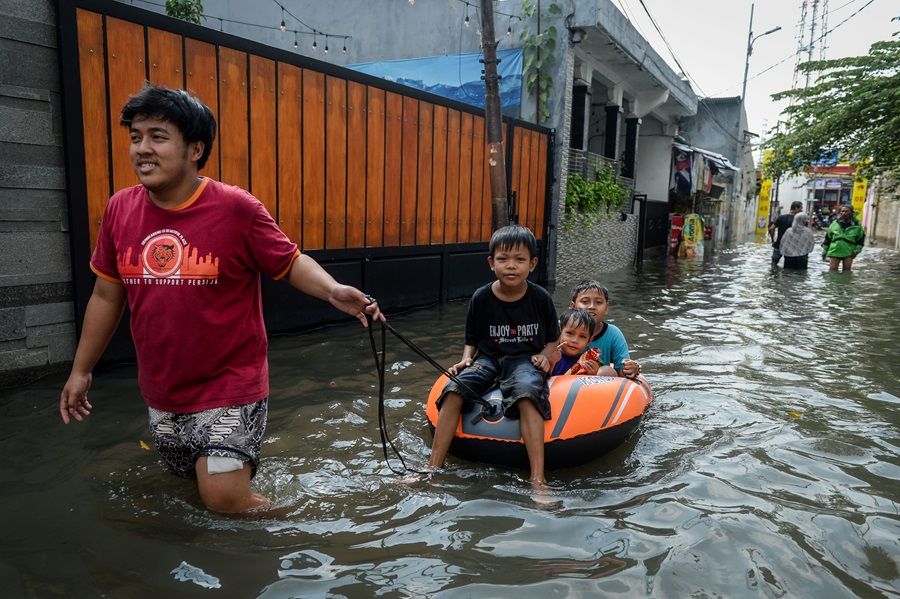 Daftar 58 RT di 4 Wilayah Jakarta yang Masih Tergenang Banjir