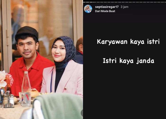 Septia Sindir Putra Siregar Usai Diselingkuhi, Sebut Karyawan Kayak Istri dan Istri Kayak Janda