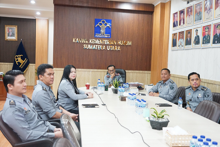Kemenkumham Sumut Hadiri Entry Meeting Pemeriksaan Pendahuluan BPK RI
