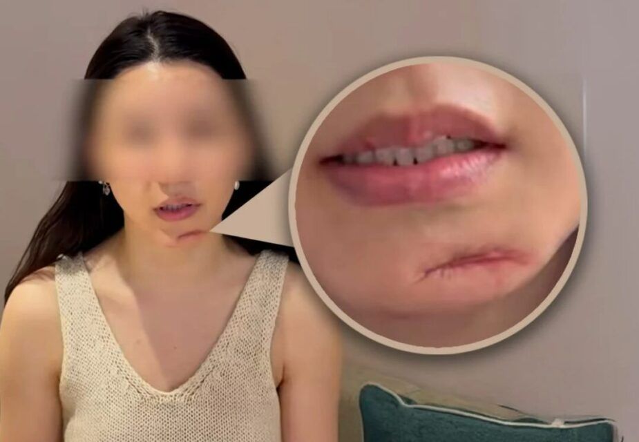 Tragis! Lakukan Operasi Plastik di Korea, Wajah Wanita Ini Malah Berujung Luka Parah