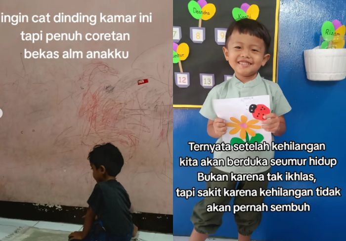 Cerita Haru Seorang Ibu yang Kehilangan Buah Hati, Coretan di Dinding Jadi Kenangan Terindah