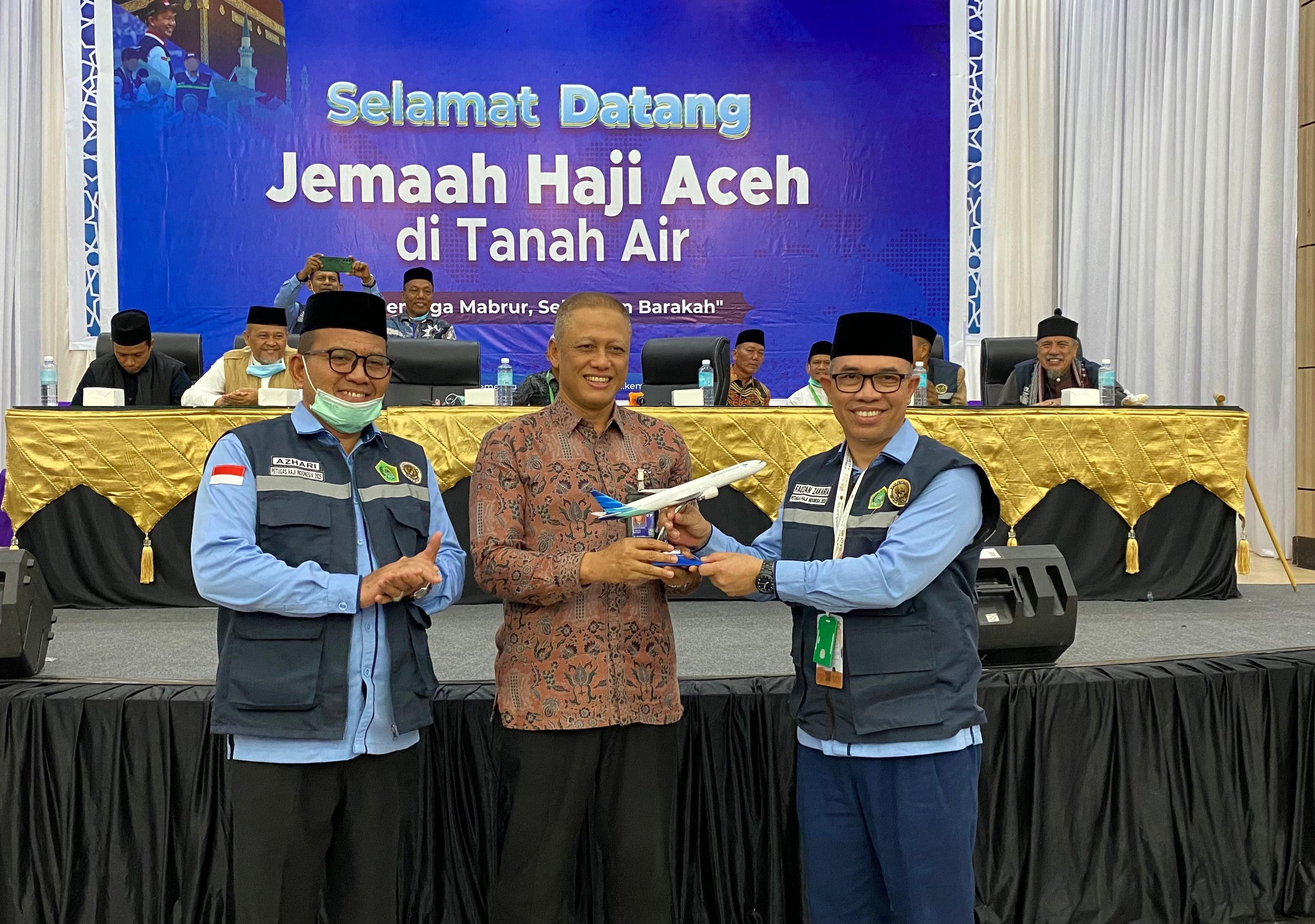 Kloter 9 Terpilih Sebagai Kloter Haji Terbaik Aceh 2025 versi Garuda Indonesia