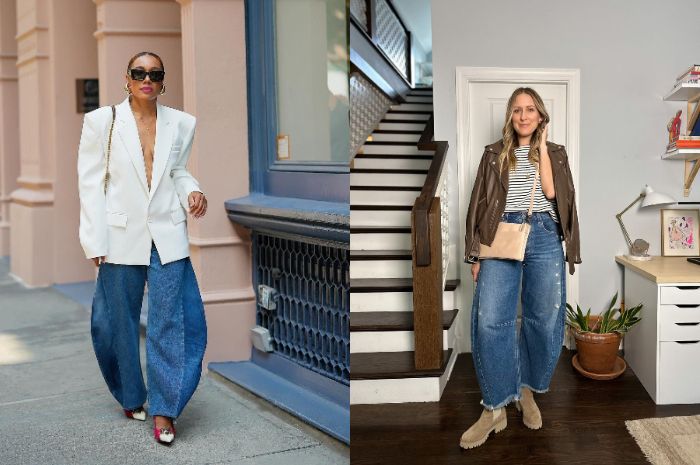 Inspirasi Outfit dengan Barrel Jeans yang Bikin Gaya Makin Maksimal, Wajib Punya!