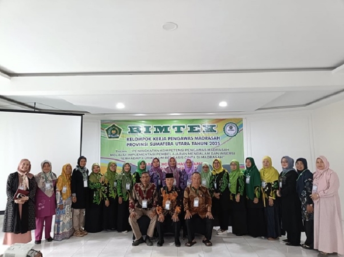 Pokjawas Madrasah Sumut Gelar Bimtek Peningkatan Kompetensi, Tingkatkan Pengawas Madrasah