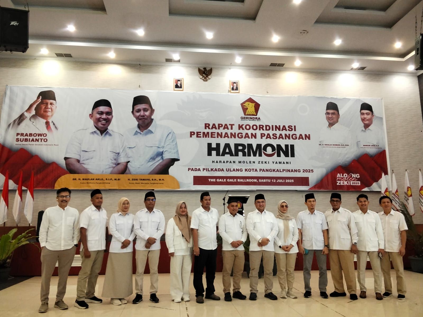 Gerindra Panaskan Mesin Partai untuk Pemenangan Pasangan Harmoni