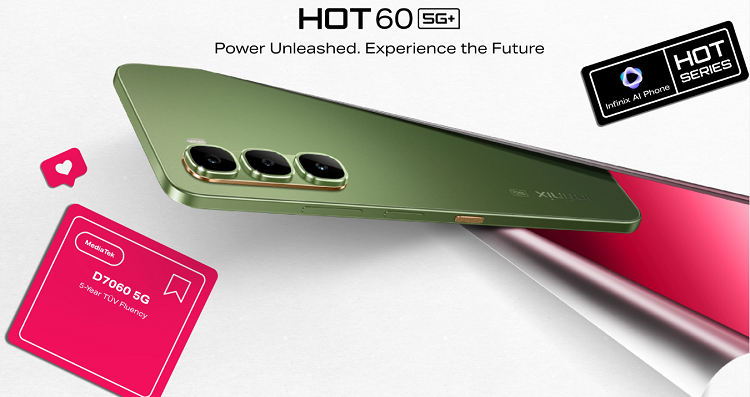 Infinix Hot 60 5G Rilis di India, Bawa Fitur AI dan Gaming 90fps