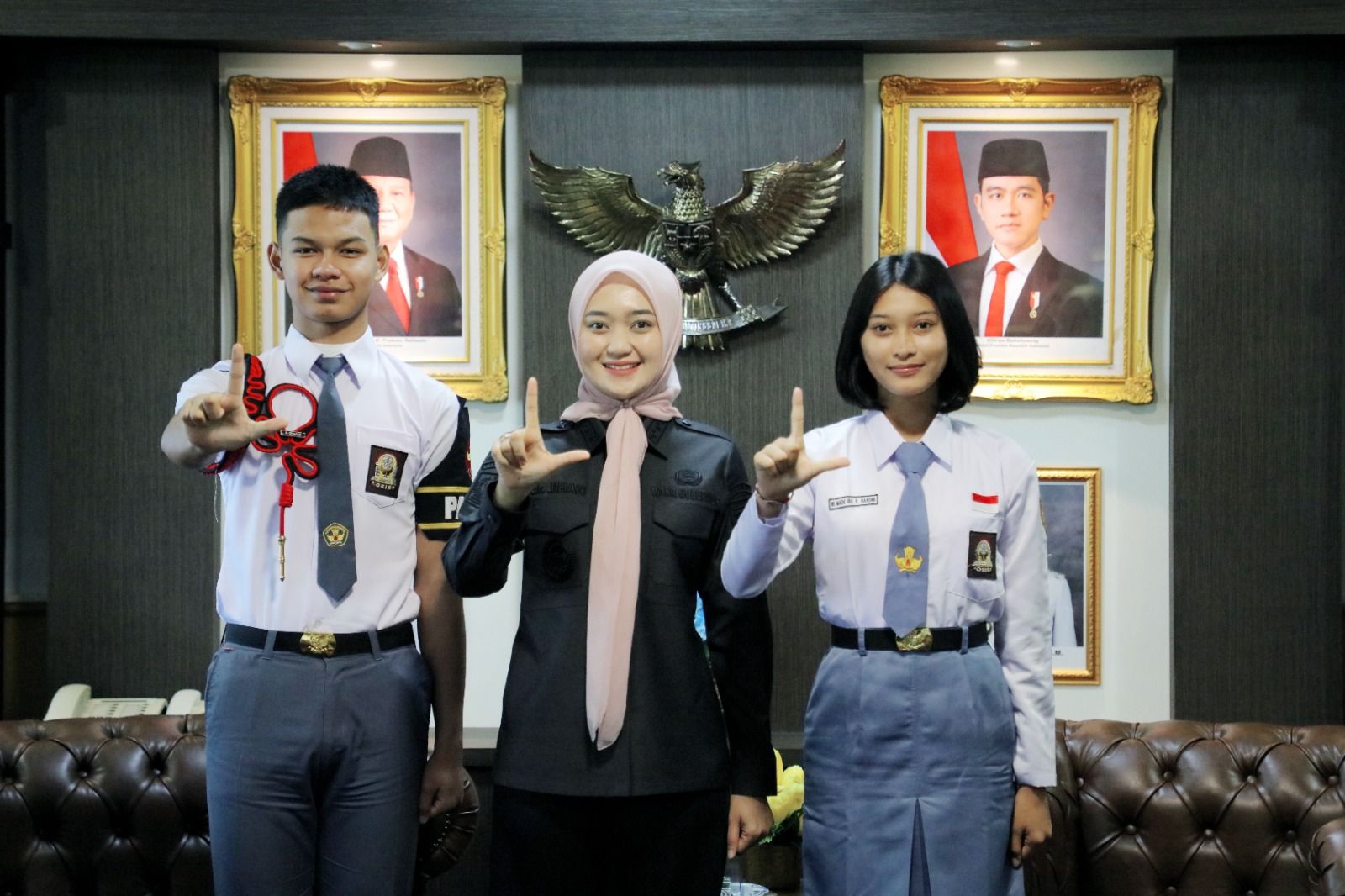 Ghaalib Al Gifari dan Ni Made Ira Puspa Nandini Terpilih Jadi Anggota Paskibraka Nasional dari Lampung