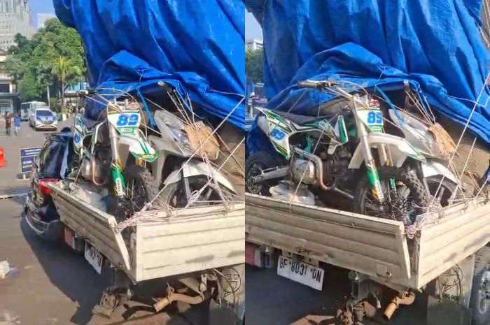 Heboh Aksi Pickup Serempet Polisi di Tol Dalkot Jakarta, Ternyata Bawa Motor Bodong