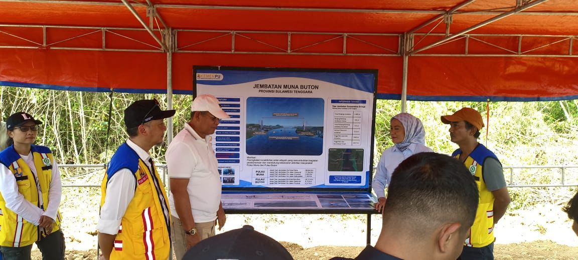 Menteri PU Tinjau Proyek Strategis di Buton, Dorong Percepatan Jembatan Penghubung Buton-Muna