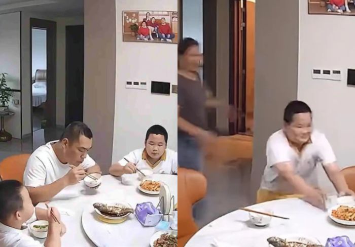 Video Kocak Bocah di China Malah Lanjut Makan Pas Lagi Gempa, Bikin Geleng-geleng Kepala