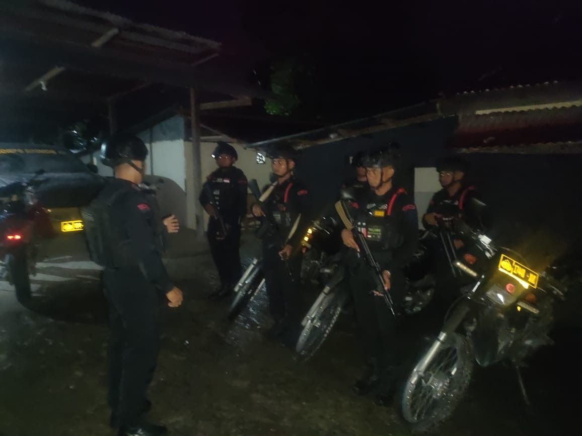 Satbrimob Polda Maluku Patroli Sasar Pusat Keramaian dan Daerah Rawan