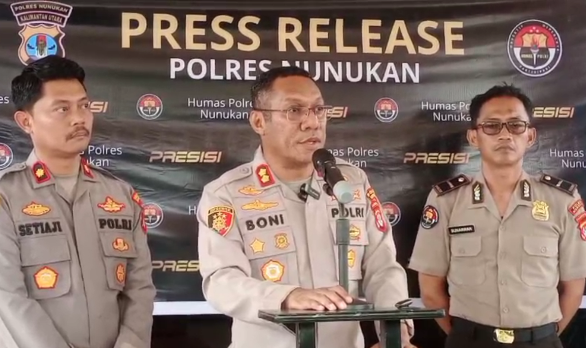 Kapolres Nunukan Rilis Inisial 4 Oknum yang Ditangkap Mabes Polri