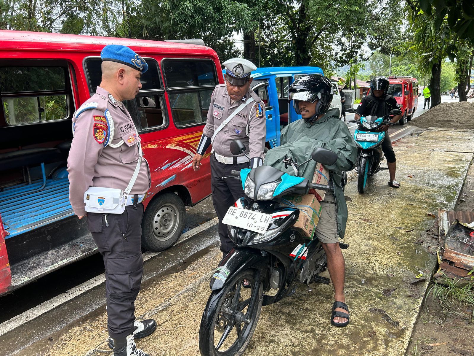 Ditlantas Polda Maluku Jaring 24 Pelanggar dalam Operasi Patuh 2025 di Ambon