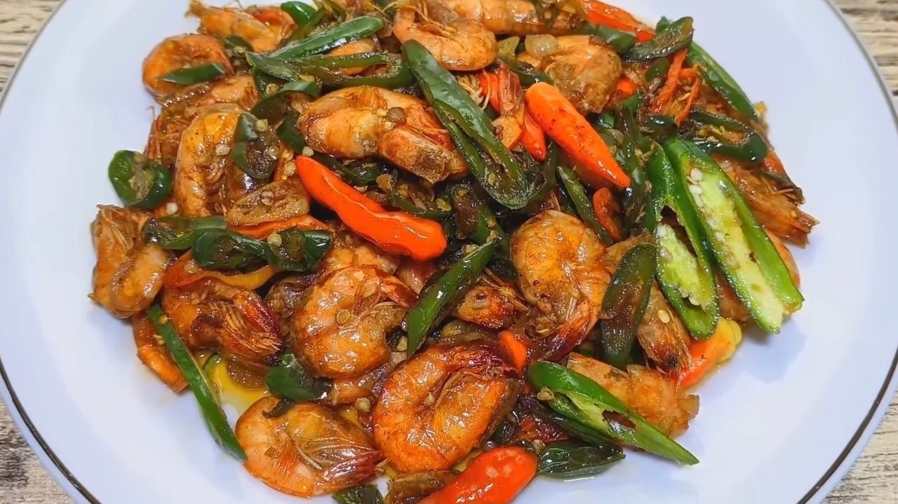 Resep Udang Cabe Ijo yang Lezat dan Pedasnya Nagih!