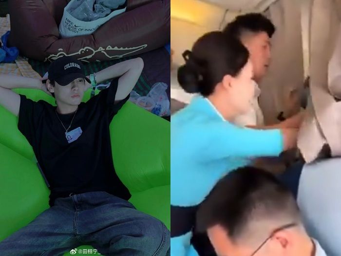 Ketahuan Naik Pesawat Komersial, Aktor China Ini Diserbu Fans hingga Bikin Kru Maskapai Kewalahan