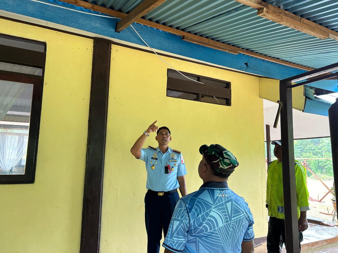 Lanud Pattimura Renovasi Gereja di Negeri Nusaniwe Ambon Jelang Hari Bakti TNI AU