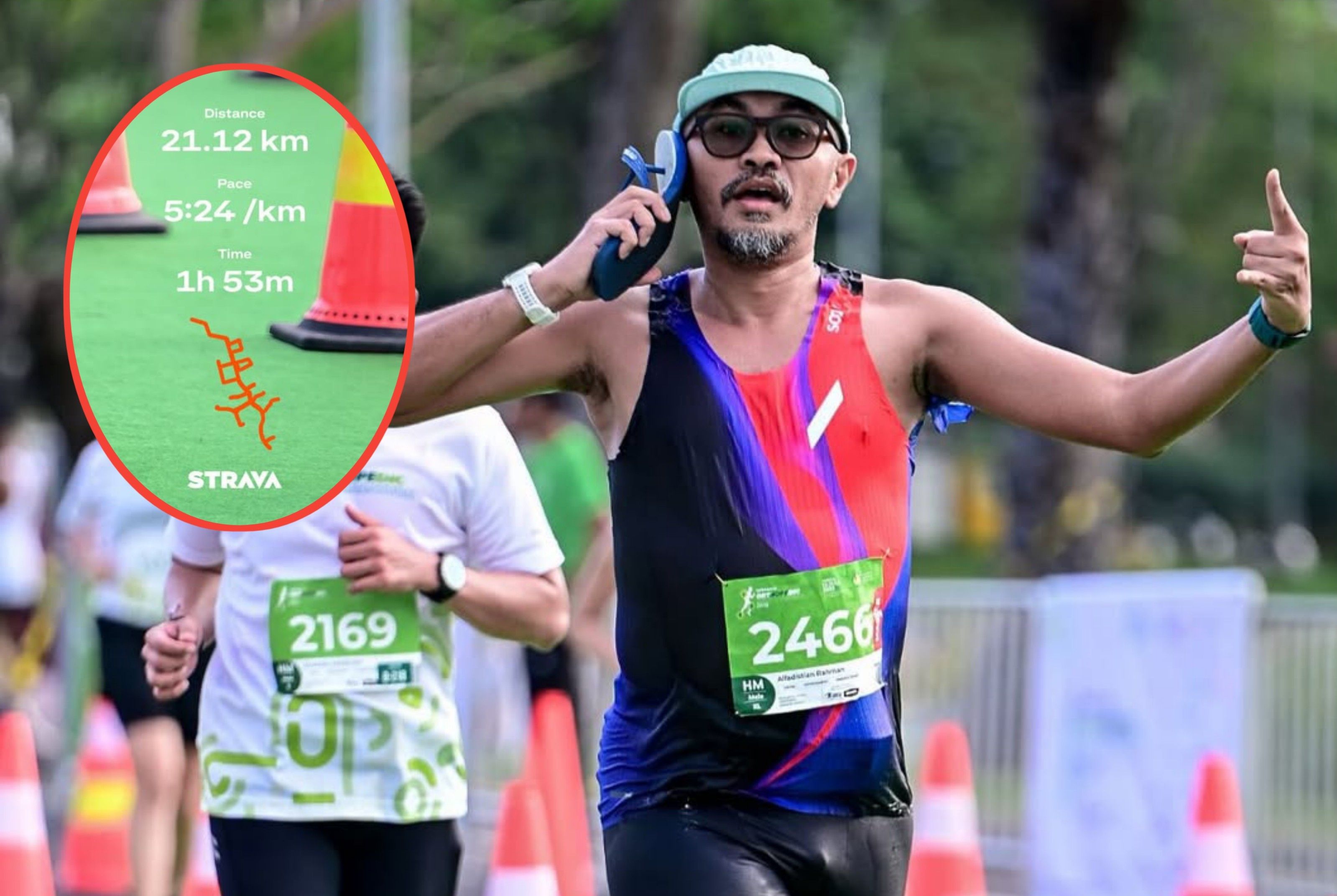 Gokil! Pelari Ini Tembus Half Marathon di Bawah 2 Jam dengan Sandal Karet Rp15 Ribu-an