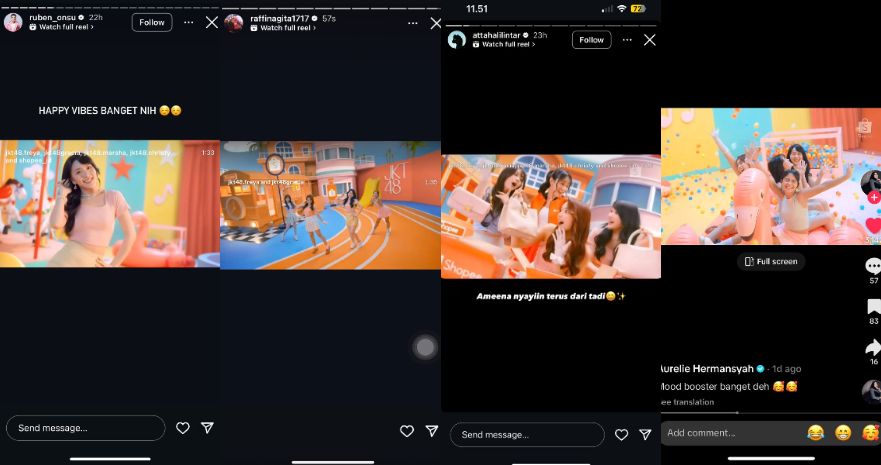 JKT48 Nyanyi Jingle Lebih Hemat Lebih Cepat Bareng Shopee, Netizen Auto Replay MV Tanpa Henti!