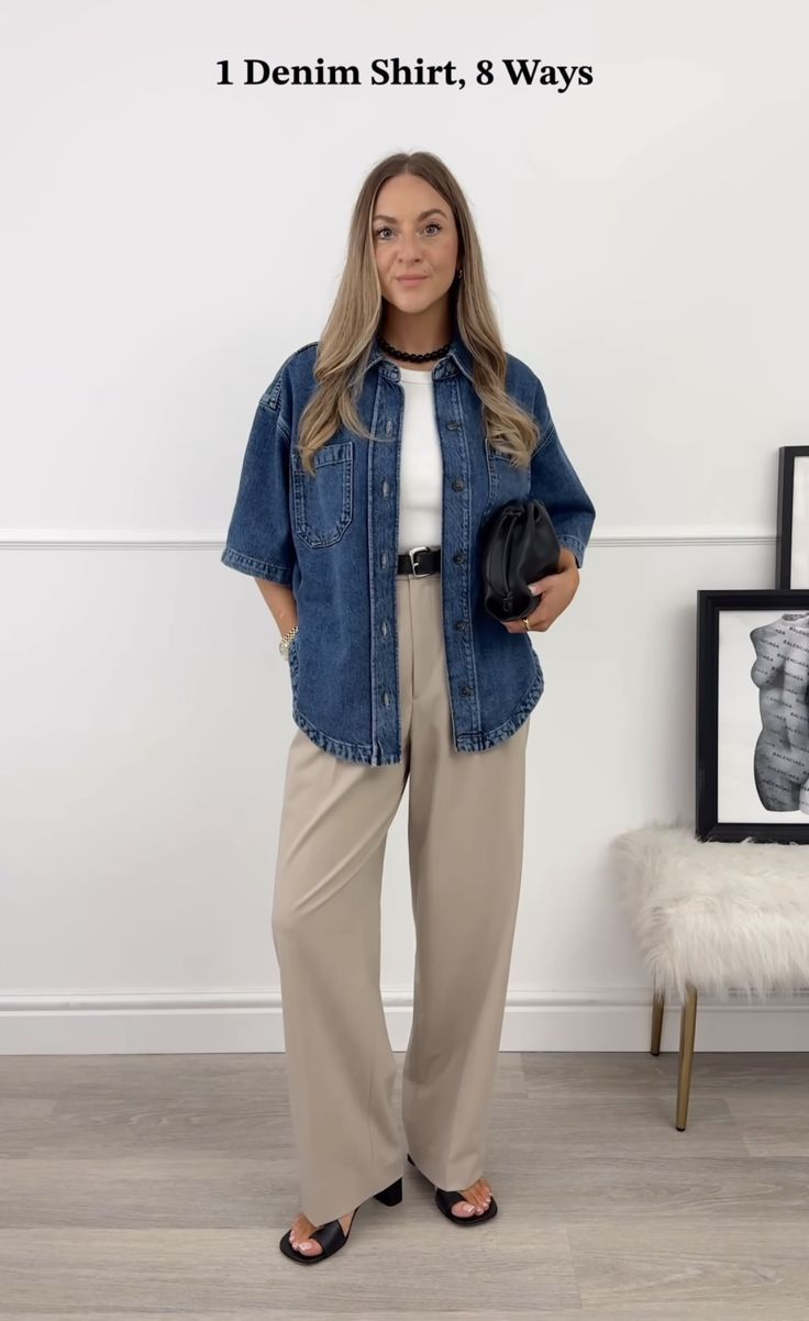 4 Cara Mix and Match Kemeja Denim yang Bikin Penampilan Kamu Makin Stylish!