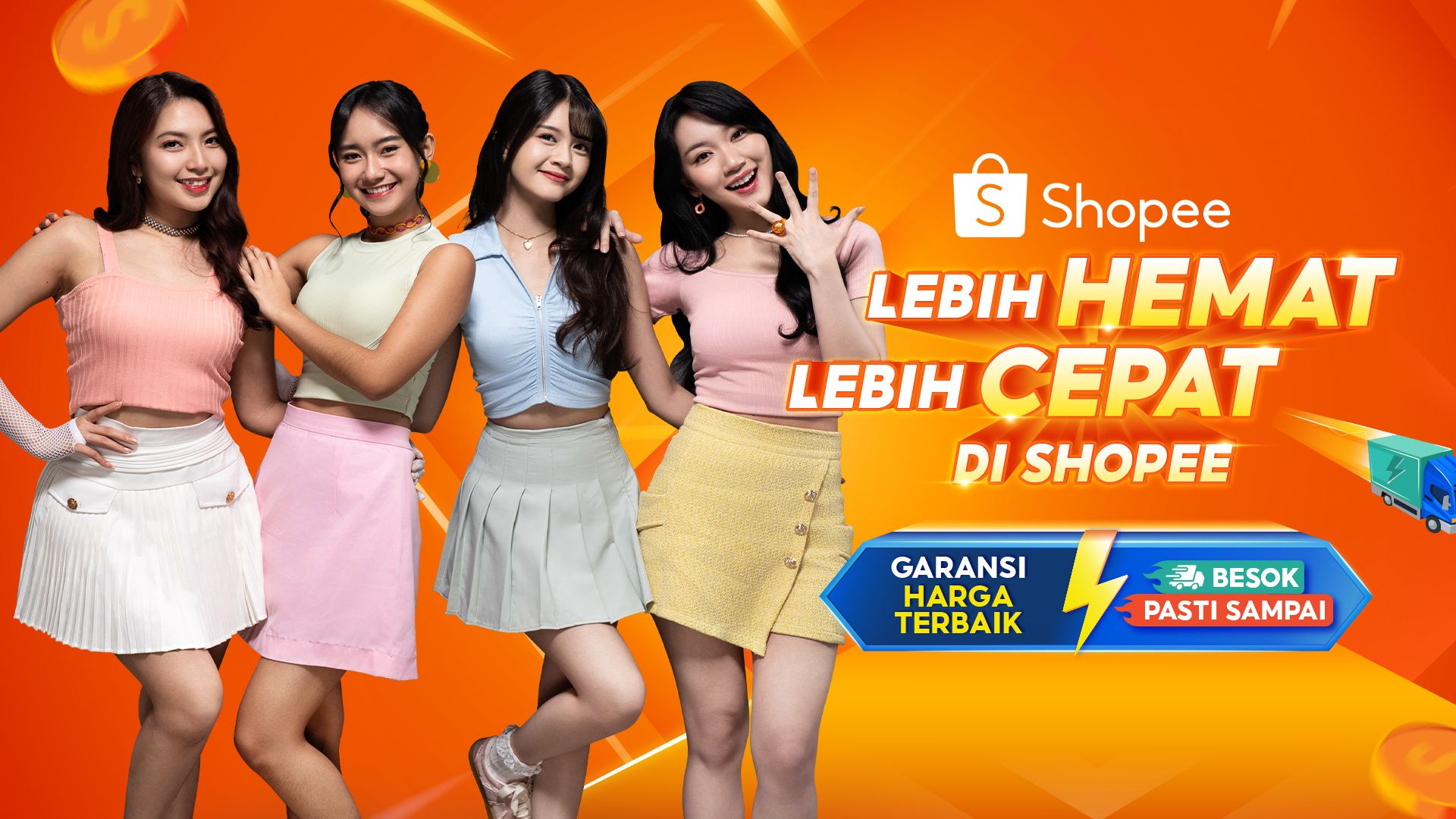 JKT48 Nyanyi Jingle Lebih Hemat Lebih Cepat Bareng Shopee, Netizen Auto Replay MV Tanpa Henti!
