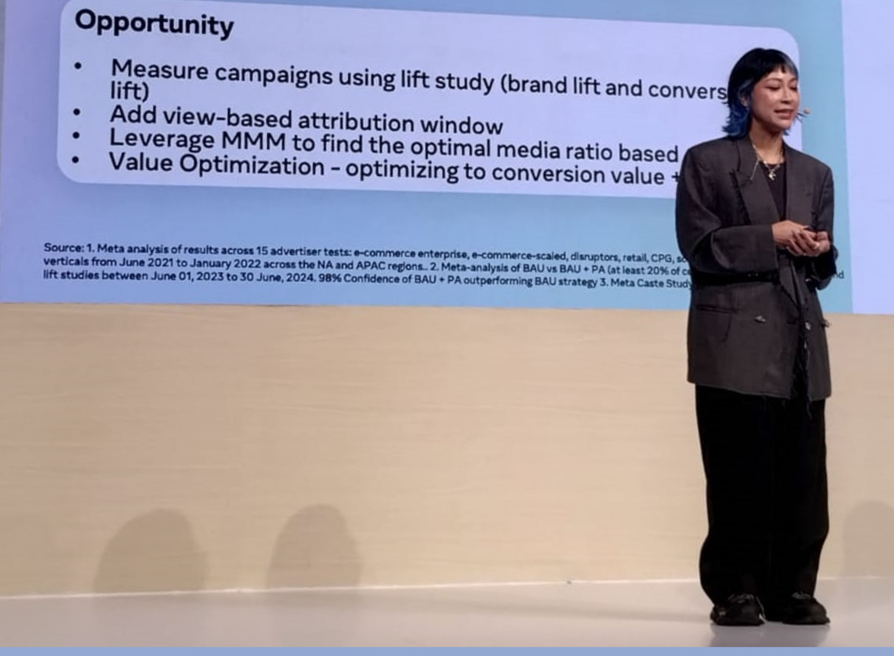 Pembicara di Meta Marketing Summit 2025 - Foto oleh INDOZONE M Fadli via INDOZONE M Fadli